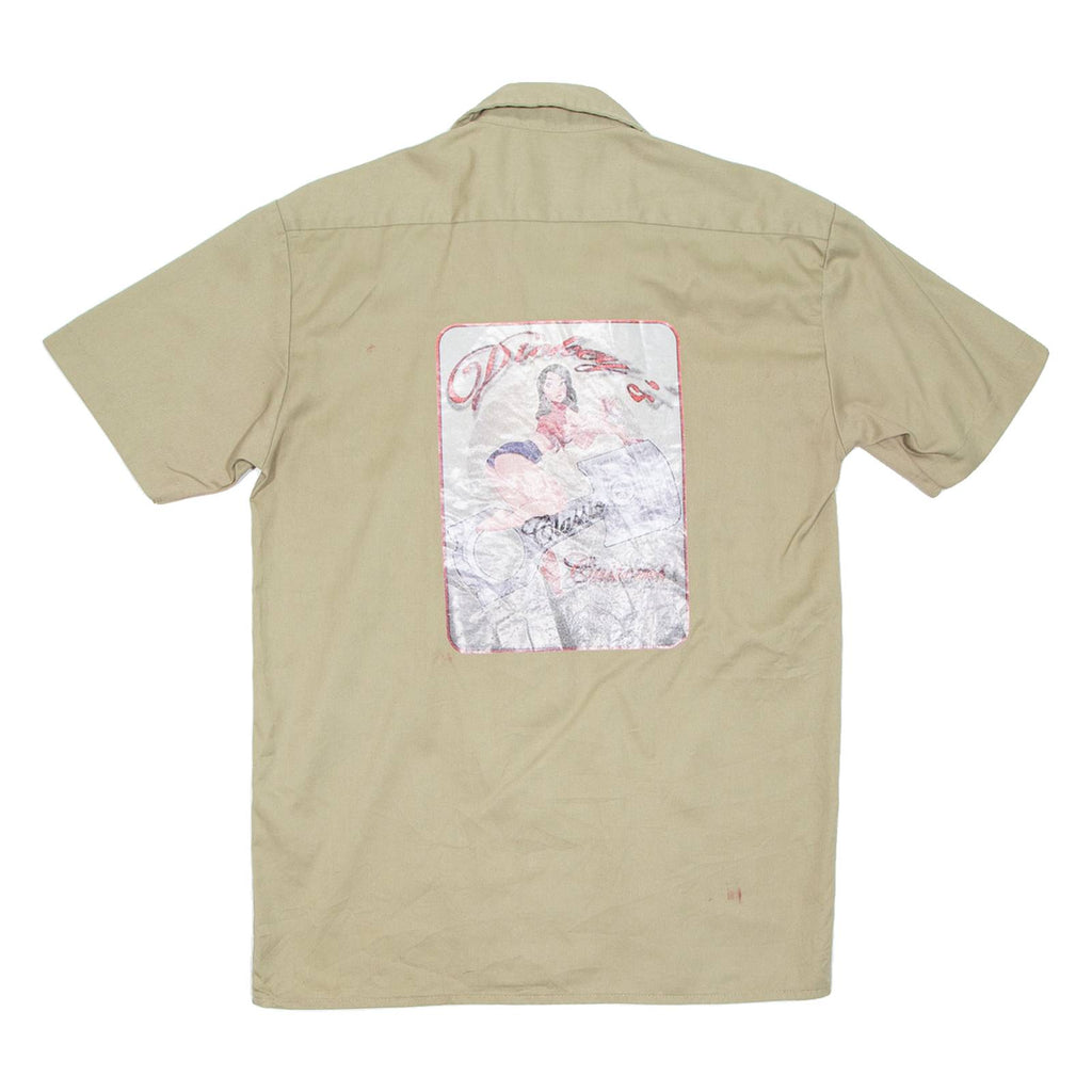 DICKIES Mens Worker Shirt Beige S