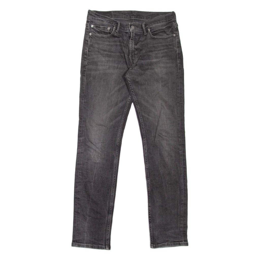LEVI'S 511 Jeans Mens Grey Slim Straight Stone Wash W31 L32