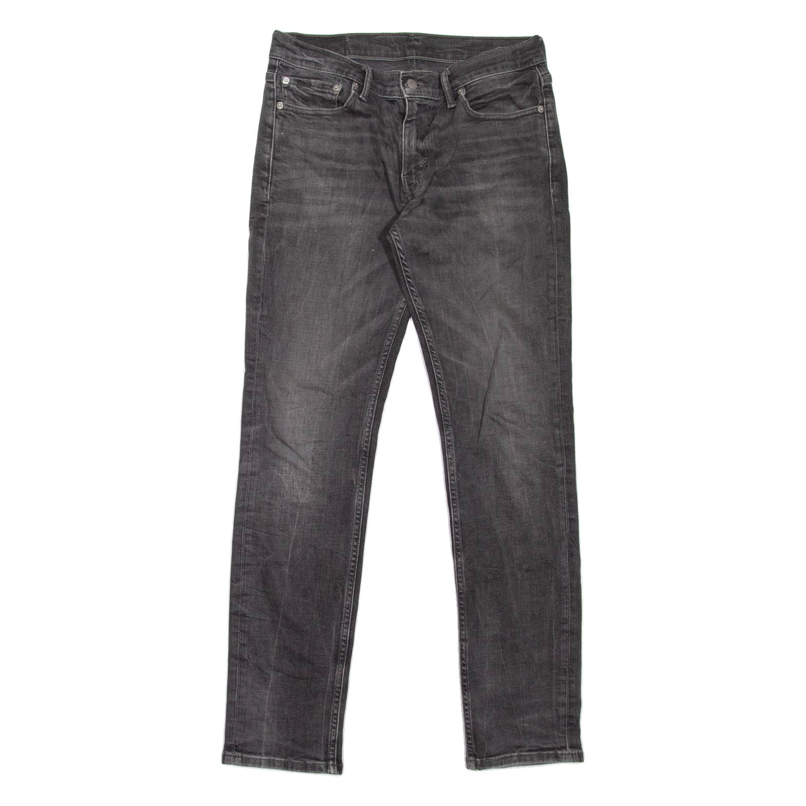 LEVI'S 511 Jeans Mens Grey Slim Straight Stone Wash W31 L32