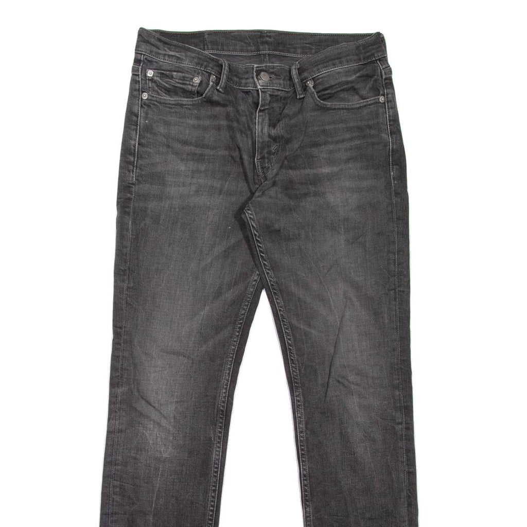 LEVI'S 511 Jeans Mens Grey Slim Straight Stone Wash W31 L32