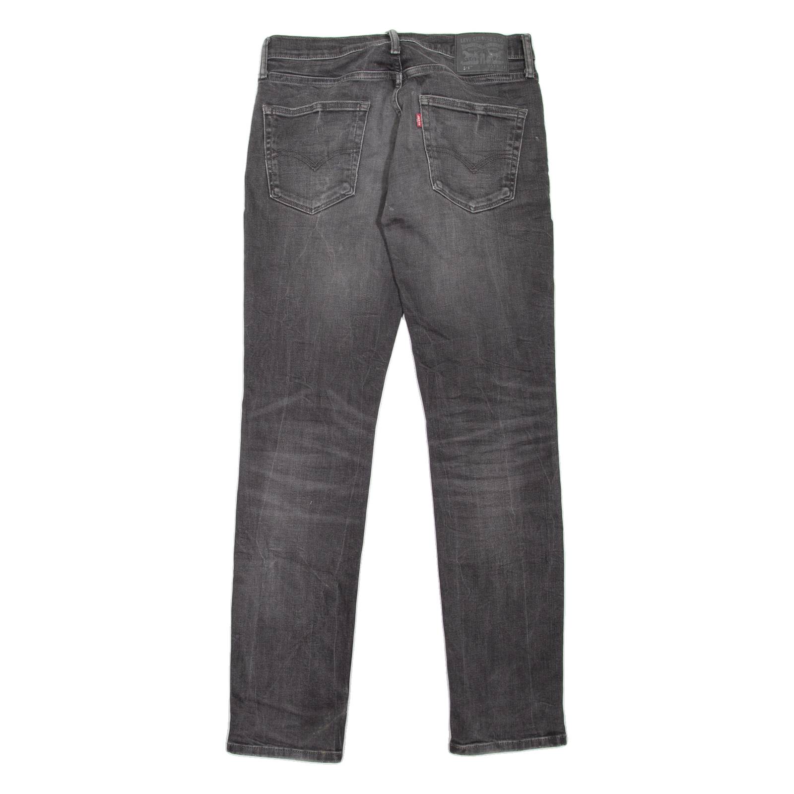 LEVI'S 511 Jeans Mens Grey Slim Straight Stone Wash W31 L32