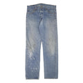LEVI'S 501 Mens Jeans Blue Regular Straight Denim Medium W34 L32 Classic Button