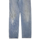 LEVI'S 501 Mens Jeans Blue Regular Straight Denim Medium W34 L32 Classic Button