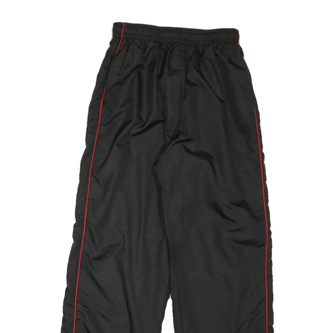 STARTER Mens Joggers Black & Red Regular Fit Straight XL W26 L29 Sportswear