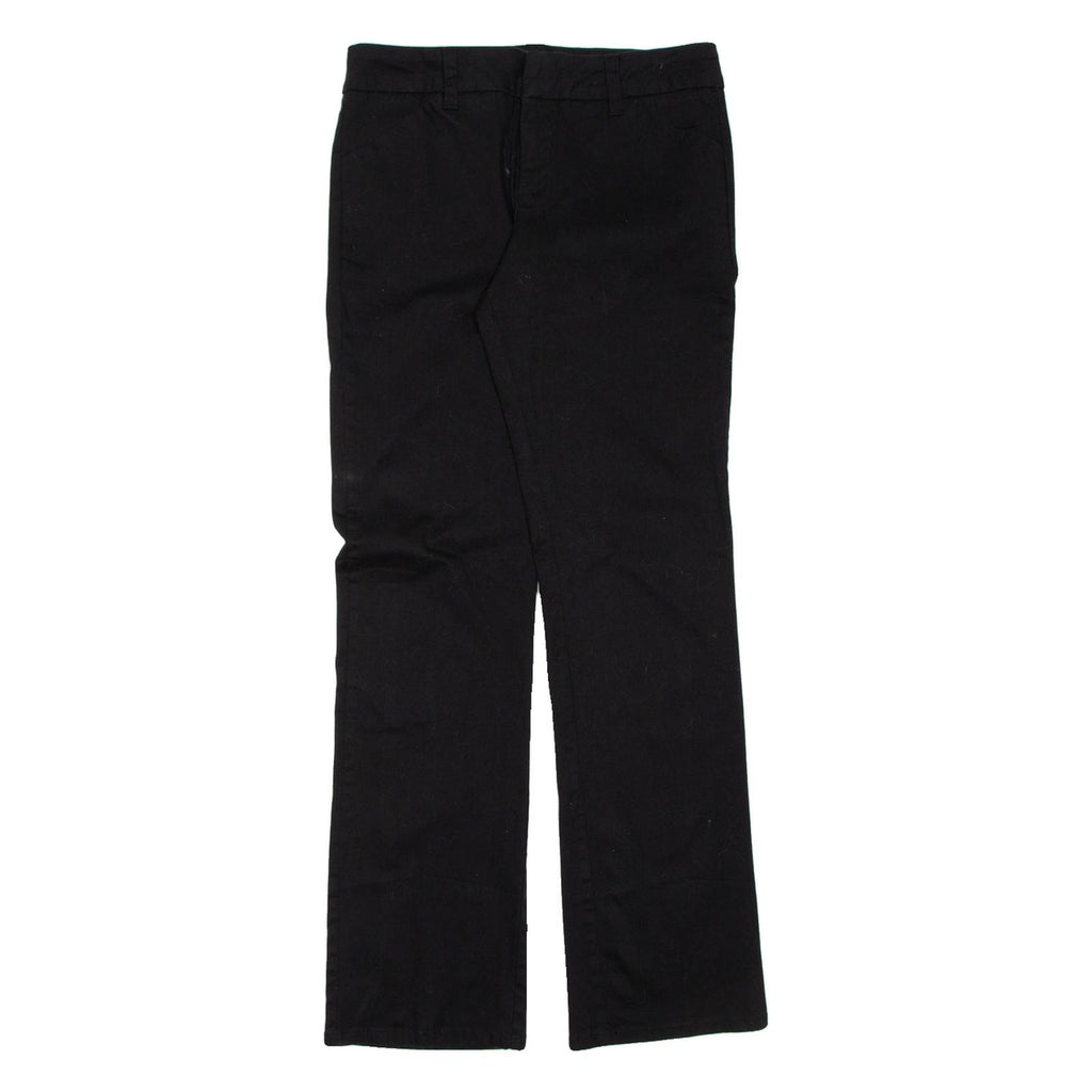 DICKIES Chino Womens Trousers Black Regular Bootcut W28 L31