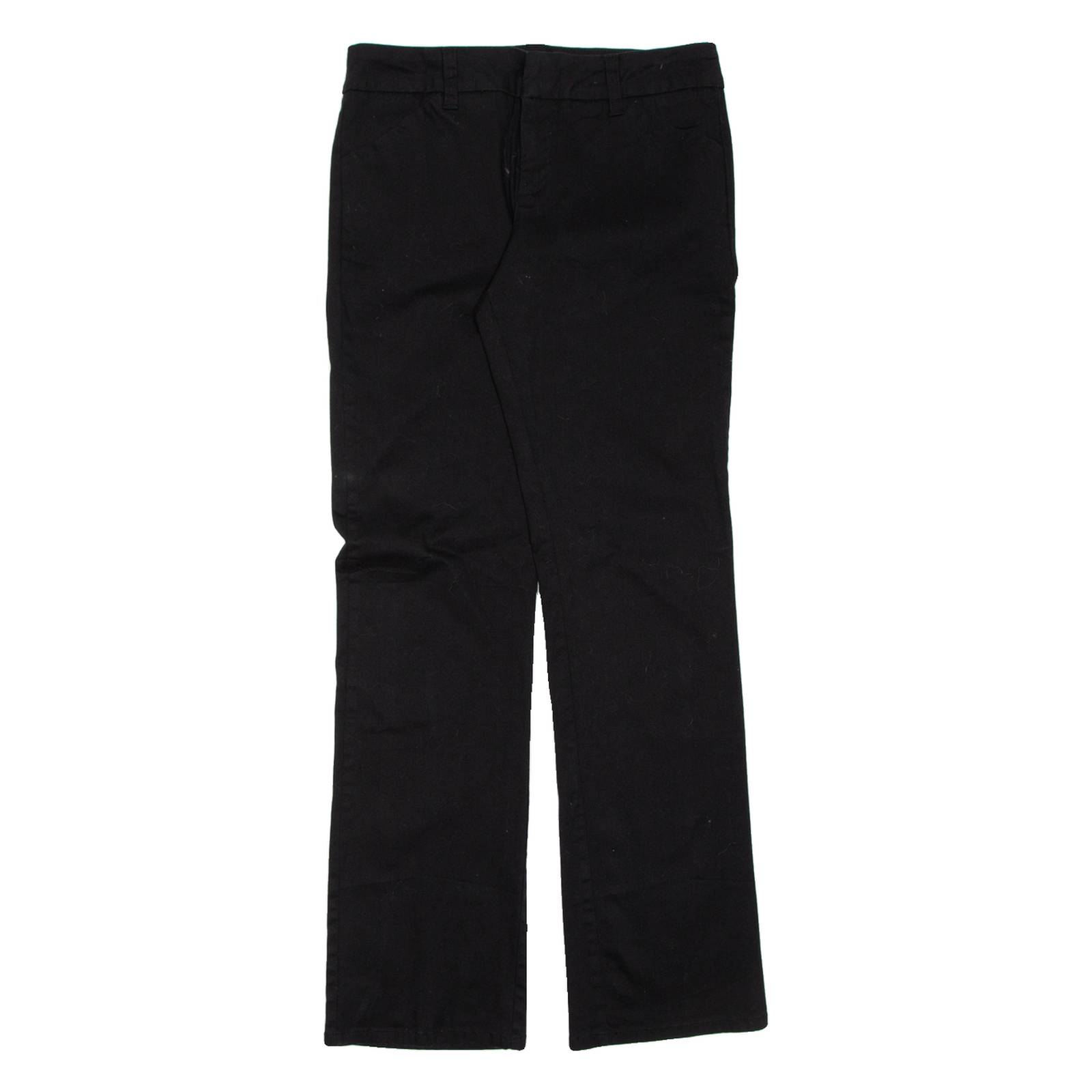 DICKIES Chino Womens Trousers Black Regular Bootcut W28 L31