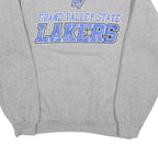 JERZEES Mens Grey Grand Valley State Lakers Crew Neck S Cotton Blend Sweatshirt
