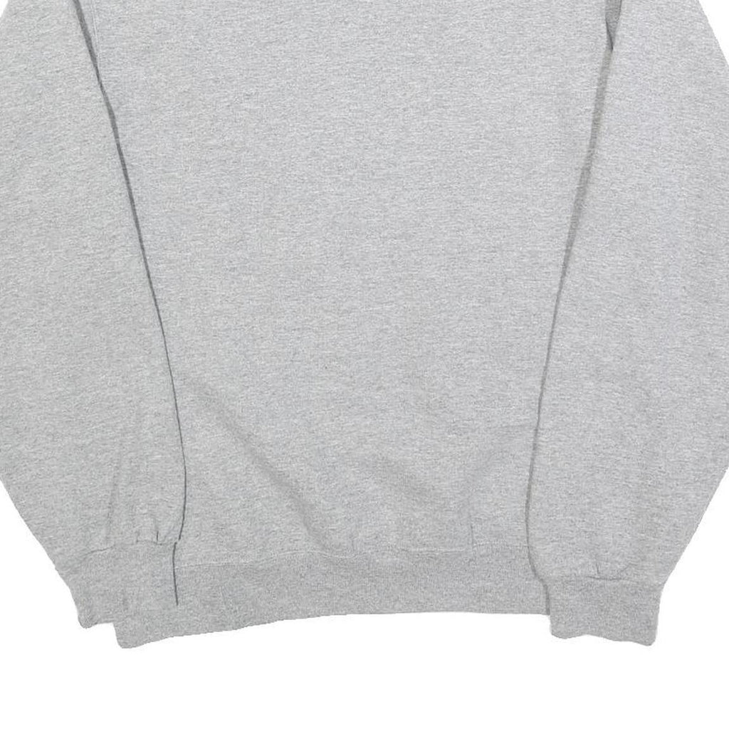 JERZEES Mens Grey Grand Valley State Lakers Crew Neck S Cotton Blend Sweatshirt