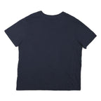 NAUTICA Mens Navy Blue Graphic T-Shirt L Short Sleeve Crew Neck Casual Cotton