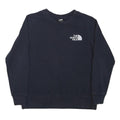 THE NORTH FACE Womens Navy Blue Crew Neck M Sweatshirt Cotton Blend Pullover