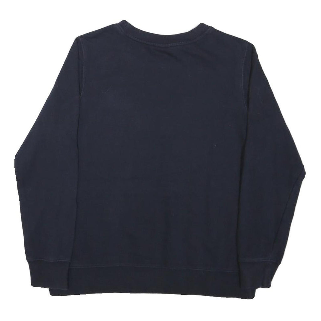 THE NORTH FACE Womens Navy Blue Crew Neck M Sweatshirt Cotton Blend Pullover