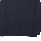 THE NORTH FACE Womens Navy Blue Crew Neck M Sweatshirt Cotton Blend Pullover