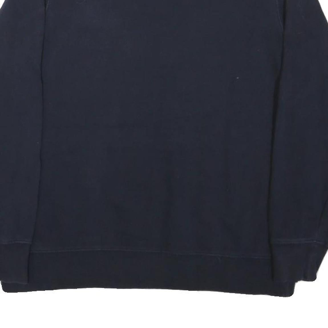 THE NORTH FACE Womens Navy Blue Crew Neck M Sweatshirt Cotton Blend Pullover