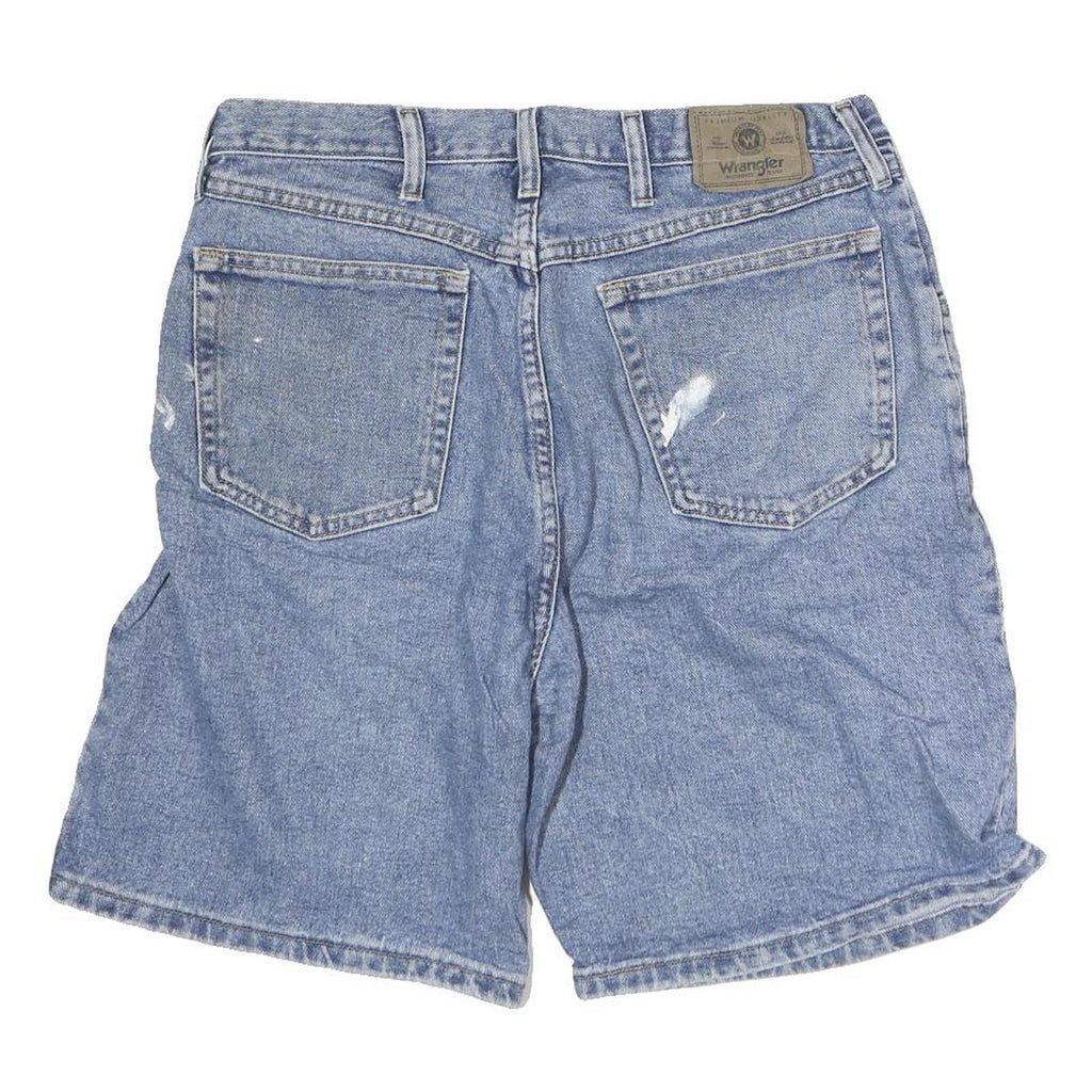 WRANGLER Mens Denim Blue Casual Shorts M W32 Cotton Classic Fit