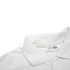 LACOSTE Mens Beige Polo Shirt Short Sleeve Button Cotton Blend L Classic