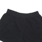 ADIDAS Womens Shorts Black Casual Plain S W24 Logo Cotton Blend Comfortable