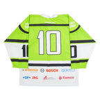 WARRIOR Hockey Mens Jersey Green Long Sleeve USA V-Neck XL