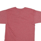 VANS Mens Red Graphic T-Shirt M Short Sleeve Crew Neck Off The Wall Print