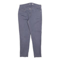 LEVI'S Womens Jeans Blue Slim Skinny Denim W26 L26 Zip Cotton Blend Casual