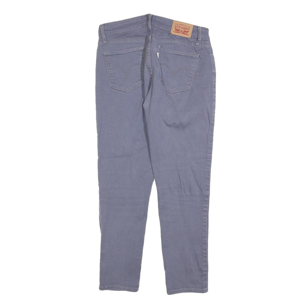 LEVI'S Womens Jeans Blue Slim Skinny Denim W26 L26 Zip Cotton Blend Casual