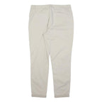 DKNY Womens Cotton Blend Beige Regular Fit Straight Trousers W32 L26 Classic