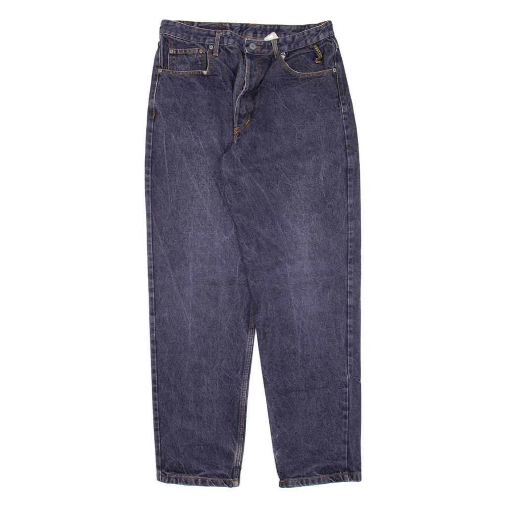FOSTER Womens Jeans Blue Relaxed Mom W30 L30