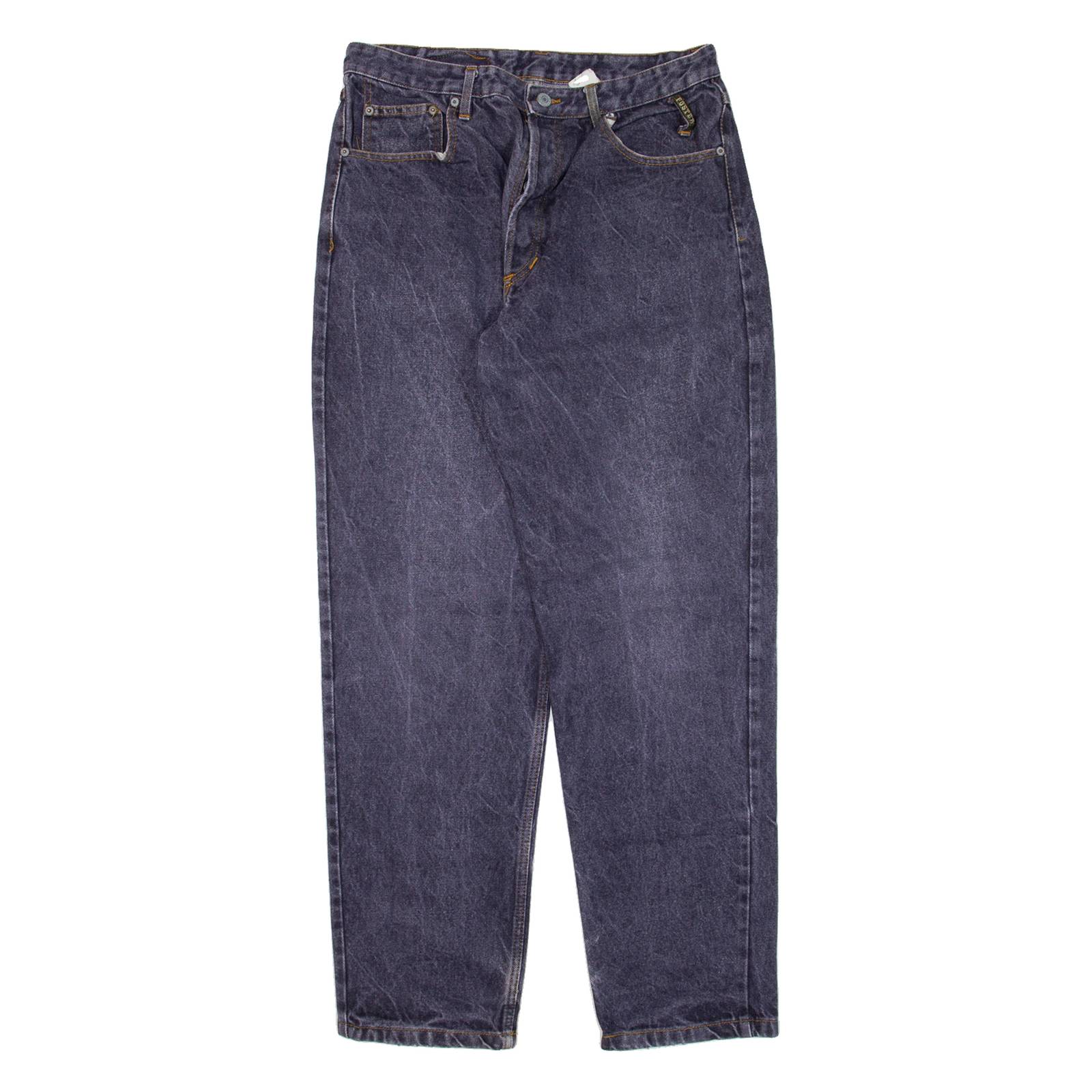 FOSTER Womens Jeans Blue Relaxed Mom W30 L30