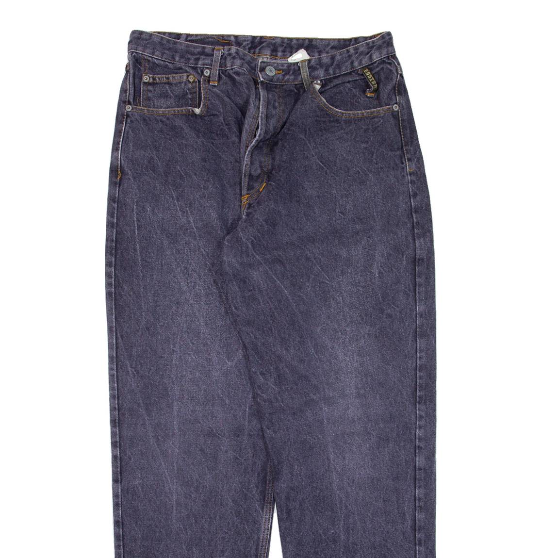 FOSTER Womens Jeans Blue Relaxed Mom W30 L30