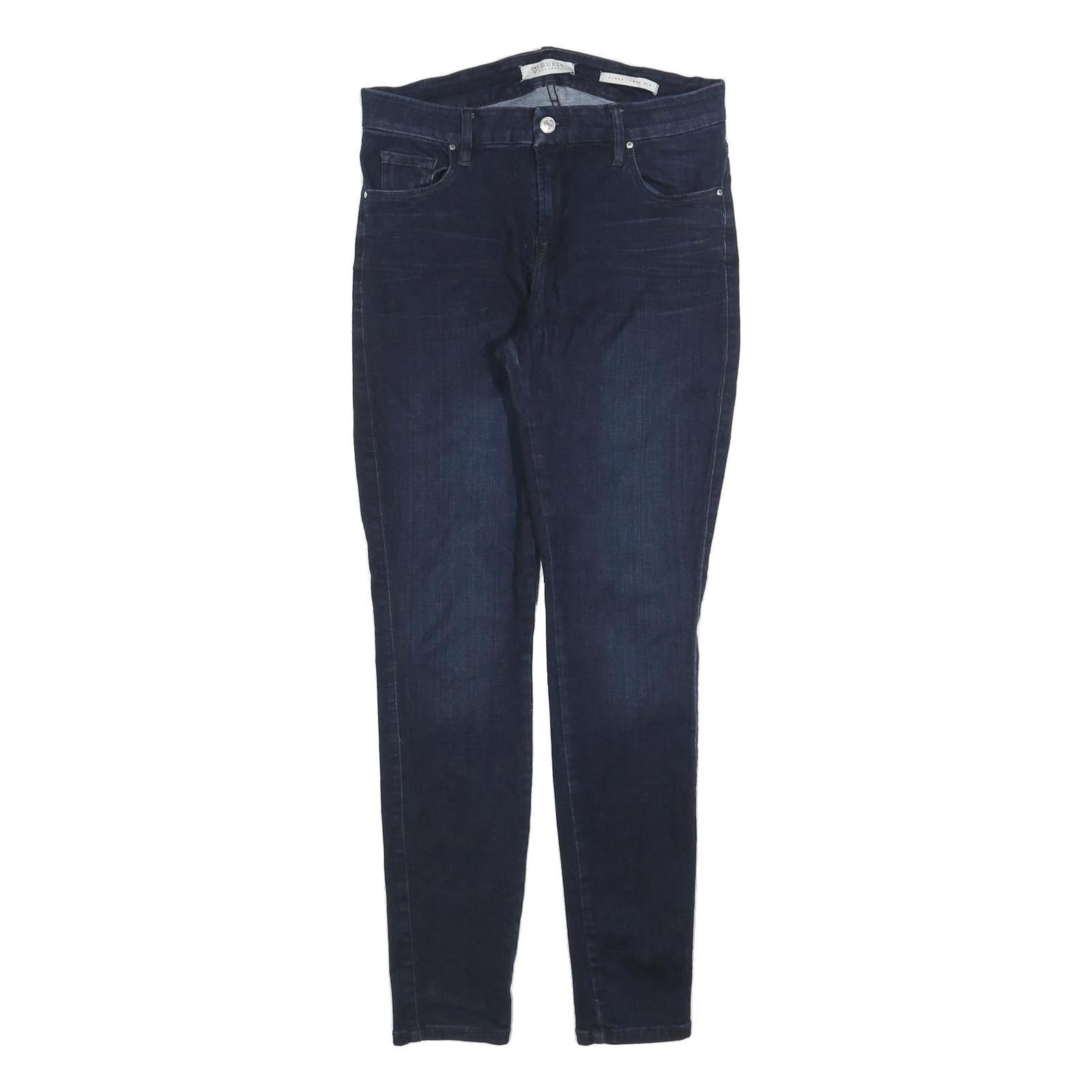 GUESS Womens Jeans Blue Slim Skinny Denim W30 L30 Classic Fit Zip Closure
