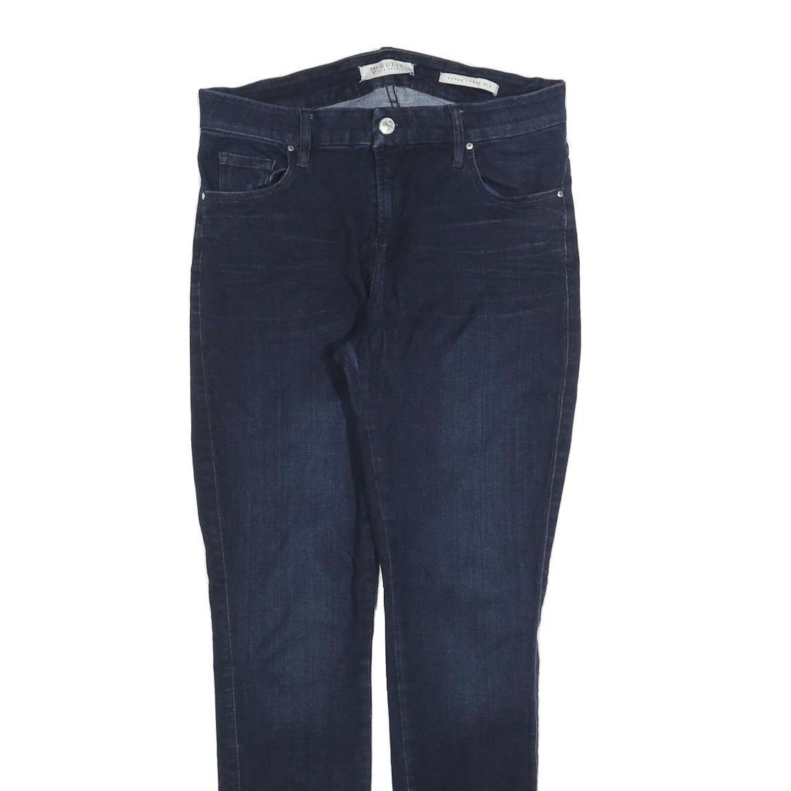 GUESS Womens Jeans Blue Slim Skinny Denim W30 L30 Classic Fit Zip Closure