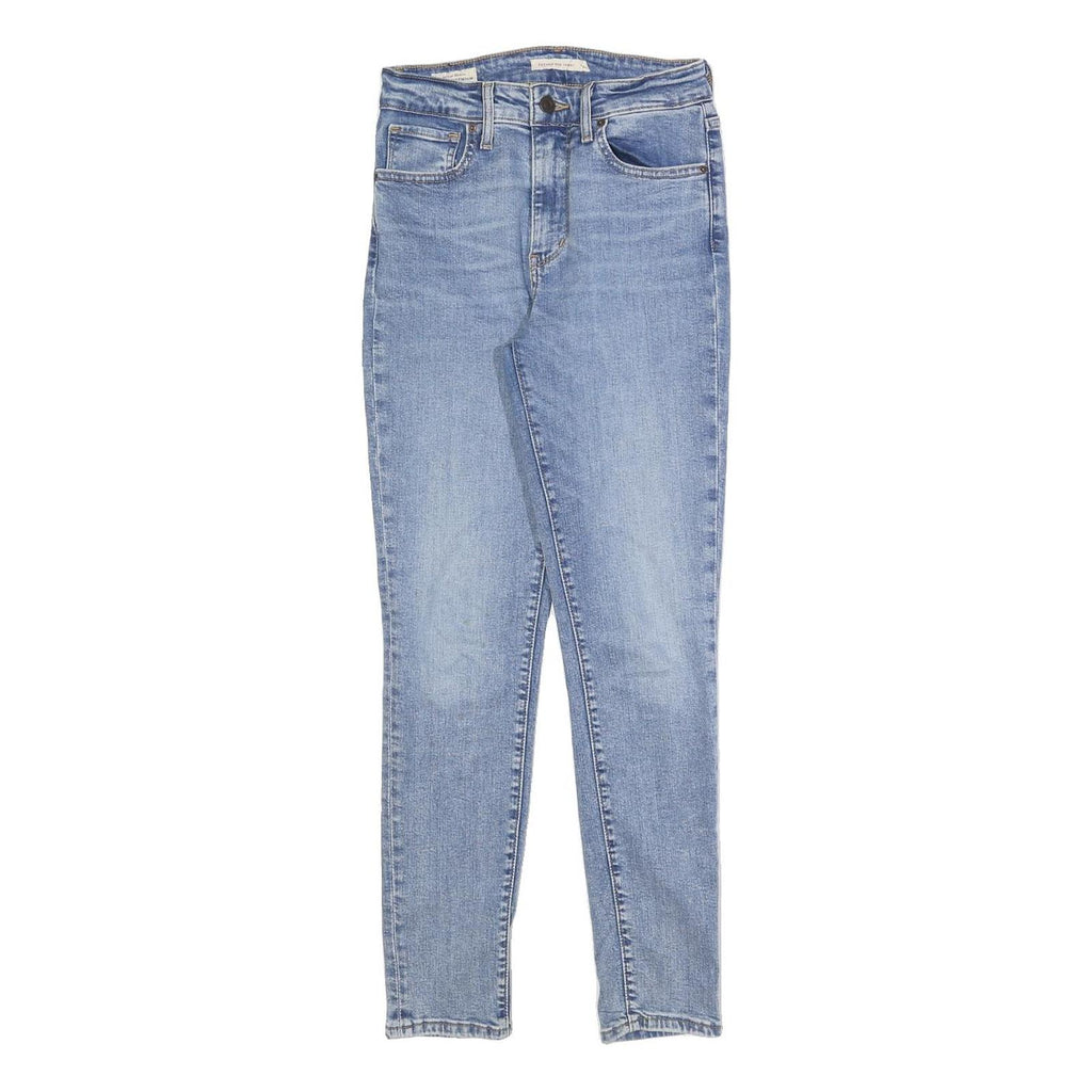 LEVI'S 721 Womens Jeans Blue Slim Skinny Denim Light W26 L28 Stretch Cotton