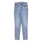 LEVI'S 721 Womens Jeans Blue Slim Skinny Denim Light W26 L28 Stretch Cotton