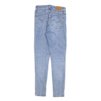 LEVI'S 721 Womens Jeans Blue Slim Skinny Denim Light W26 L28 Stretch Cotton