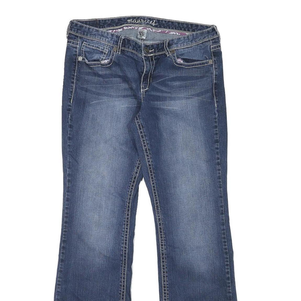 MAURICES Womens Regular Fit Bootcut Denim Blue Jeans W32 L32 Stylish Casual