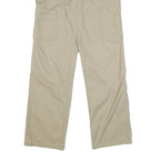 DICKIES Mens Cotton Blend Beige Regular Fit Straight Leg Trousers W30 L32