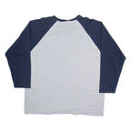 DISNEY Mens T-Shirt Grey Long Sleeve L