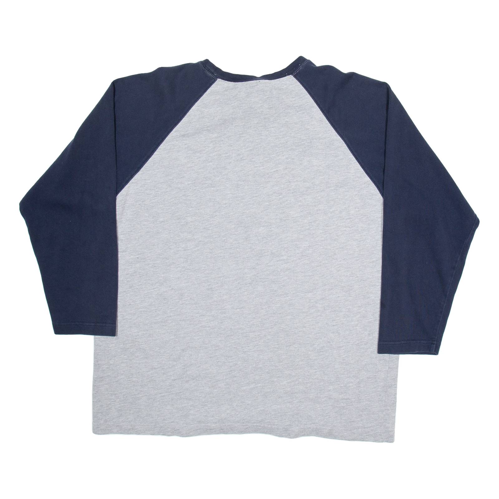 DISNEY Mens T-Shirt Grey Long Sleeve L