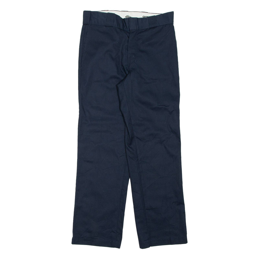 DICKIES Chino Mens Trousers Blue Regular Straight W28 L28