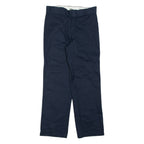 DICKIES Chino Mens Trousers Blue Regular Straight W28 L28