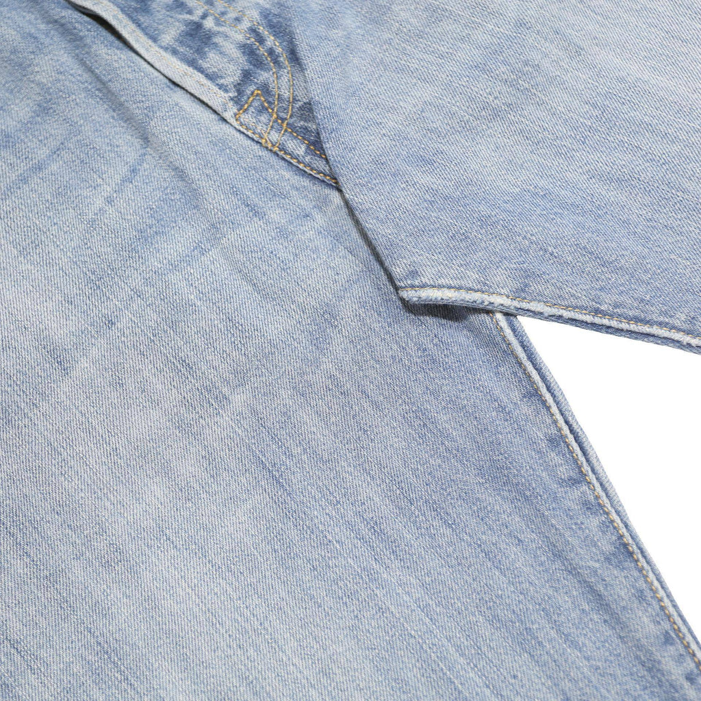 LEVI'S 501 Mens Blue Regular Straight Denim Cotton Light W33 L34 Classic Fit