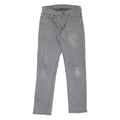 LEVI'S 511 Jeans Mens Grey Slim Straight W29 L30