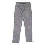 LEVI'S 511 Jeans Mens Grey Slim Straight W29 L30