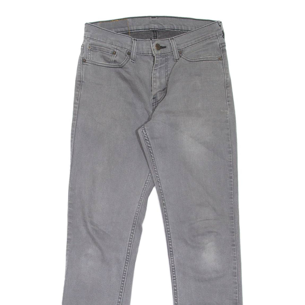 LEVI'S 511 Jeans Mens Grey Slim Straight W29 L30