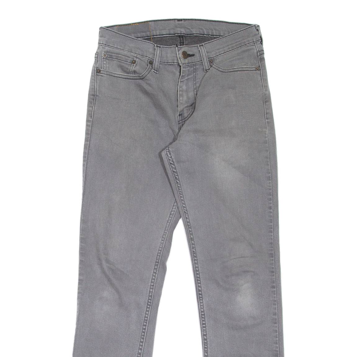 LEVI'S 511 Jeans Mens Grey Slim Straight W29 L30