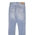 LEVI'S 501S Womens Slim Blue Denim Raw Button W27 L32 Slim Fit Jeans