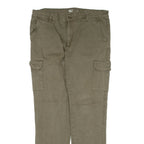 CHICOREE Cargo Womens Trousers Green Regular Tapered W33 L28