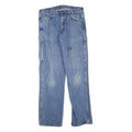 DICKIES Mens Regular Blue Denim Jeans W34 L34 Zip Cotton Blend Classic Casual