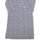 WHITE STUFF Womens Blue & Cream Floral Day Woven Knee Length Dress UK 12
