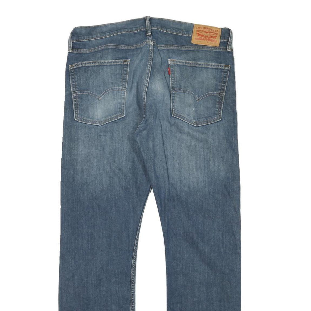 LEVI'S Mens Blue Regular Straight Denim Medium W36 L32 Classic Cotton Blend