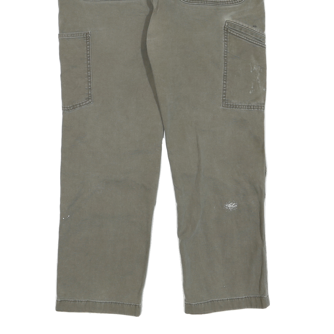 CARHARTT Mens Regular Fit Straight Leg Denim Blue W32 L30 Workwear Durable Zip